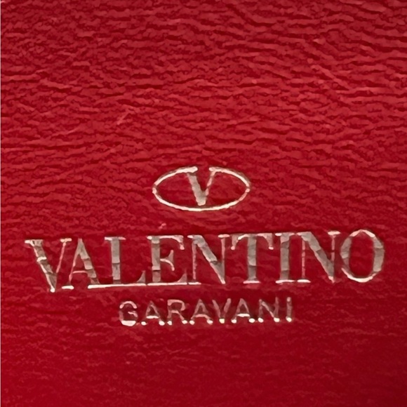 VALENTINO GARAVANI Nappa Rockstud Spike Zip Around Wallet - Picture 9 of 9